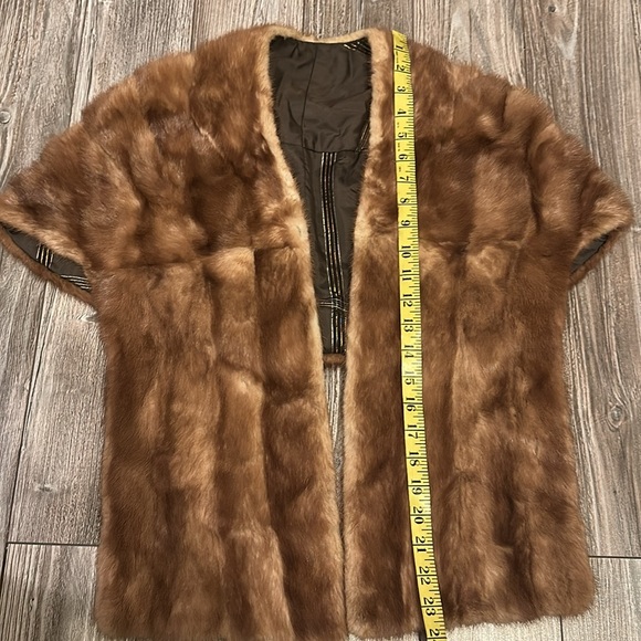Vintage mink fur stole/cape - Picture 13 of 15